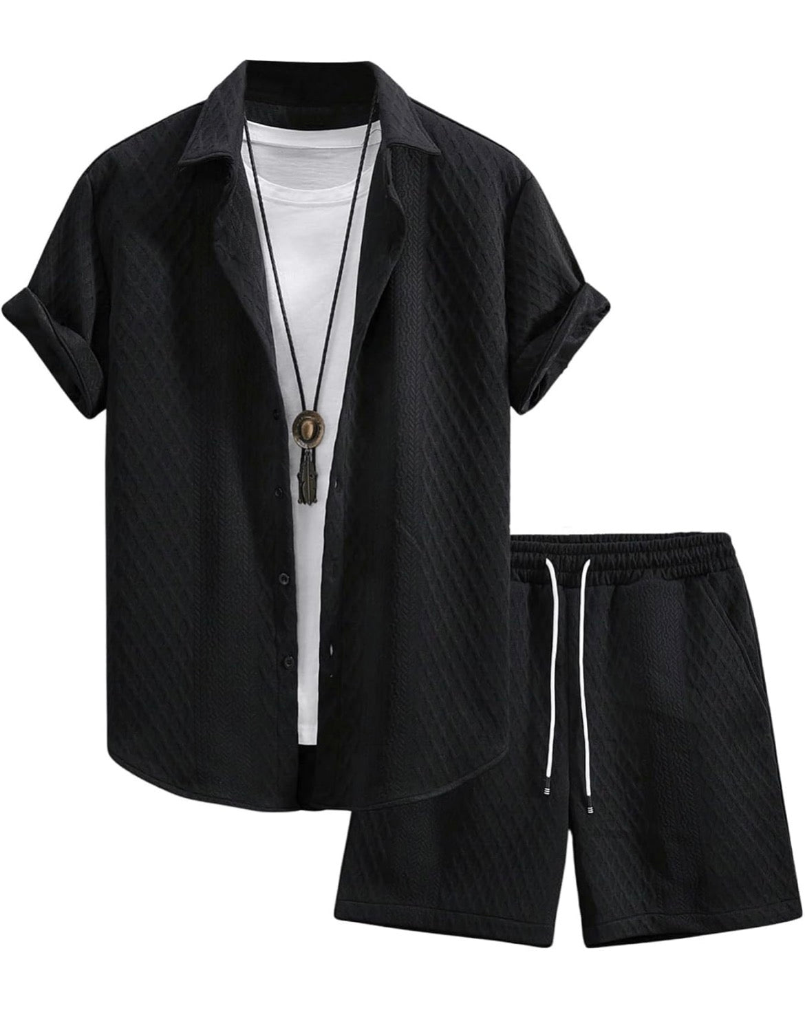 GORGLITTER Men's 2 Piece Outfit