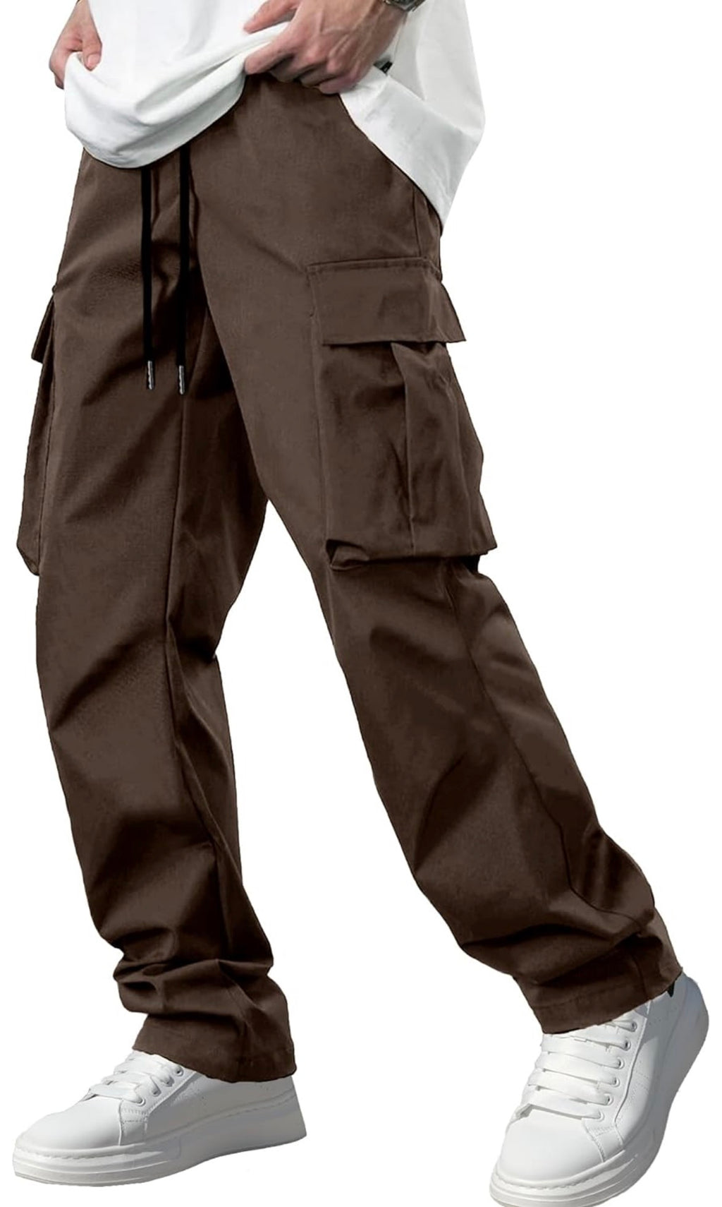 Comdecevis Men's Casual Cargo Pants