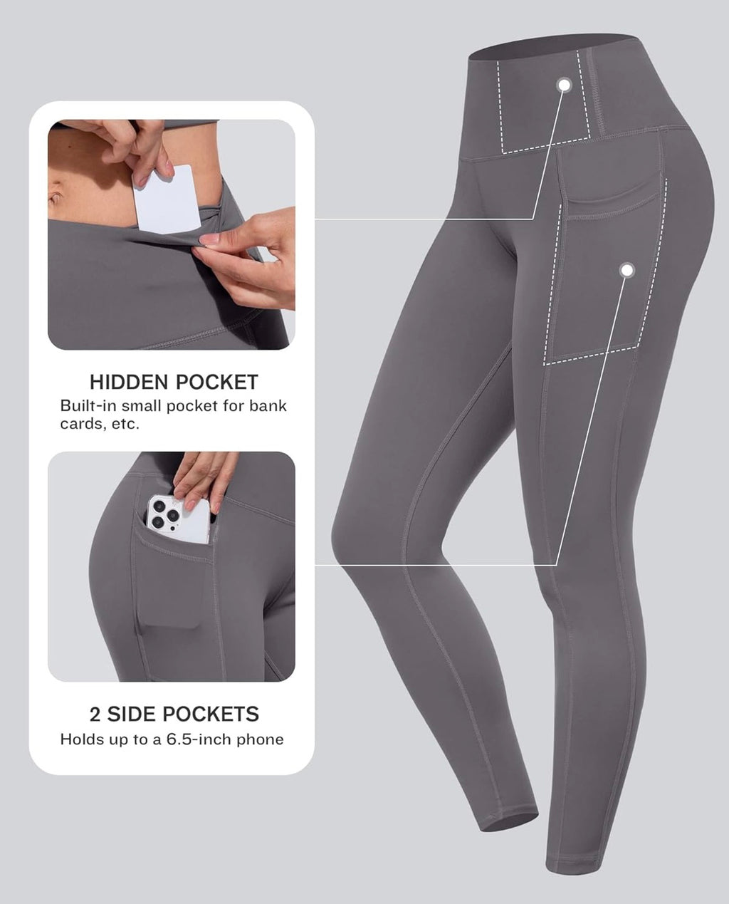 CHRLEISURE Leggings with Pockets
